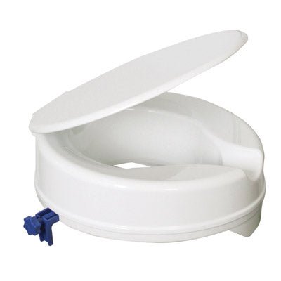 4" Raised Toilet Seat With Lid - ScootaMart