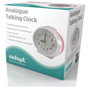 Aidapt Analogue Talking Clock - ScootaMart