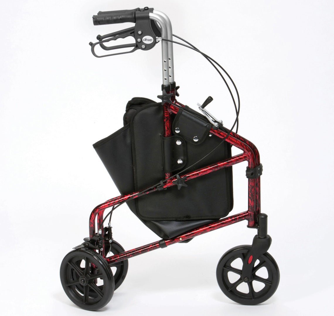 Flame Aluminium Tri Walker - ScootaMart