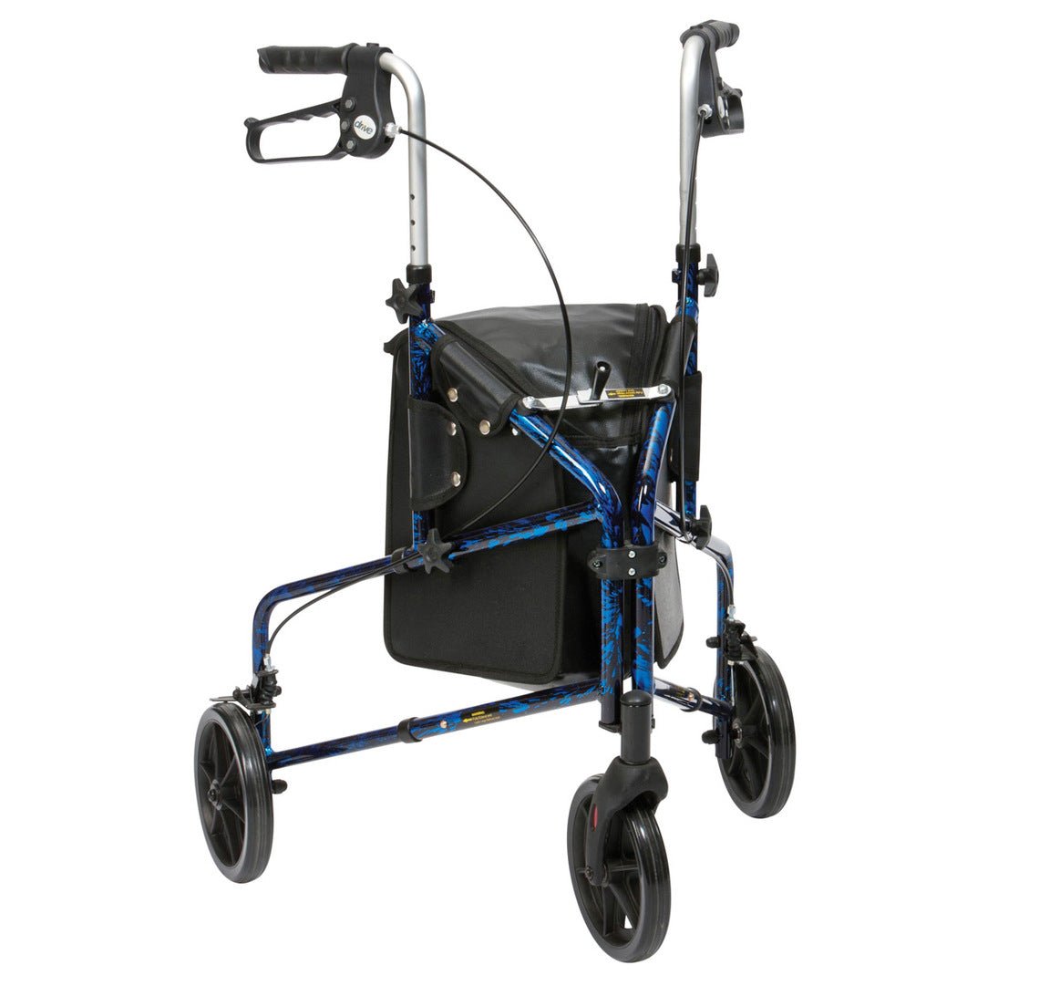 Flame Aluminium Tri Walker - ScootaMart