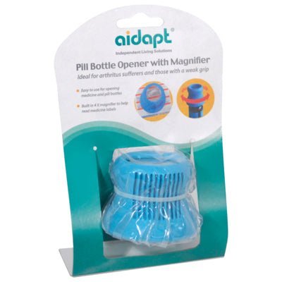 Pill Bottle Opener with Magnifier - ScootaMart