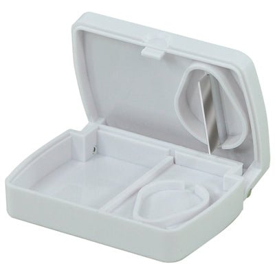 Pill Storage Box with Tablet Splitter - ScootaMart