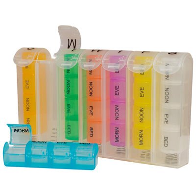 Pop up 7 Day Pill Storage Box - ScootaMart